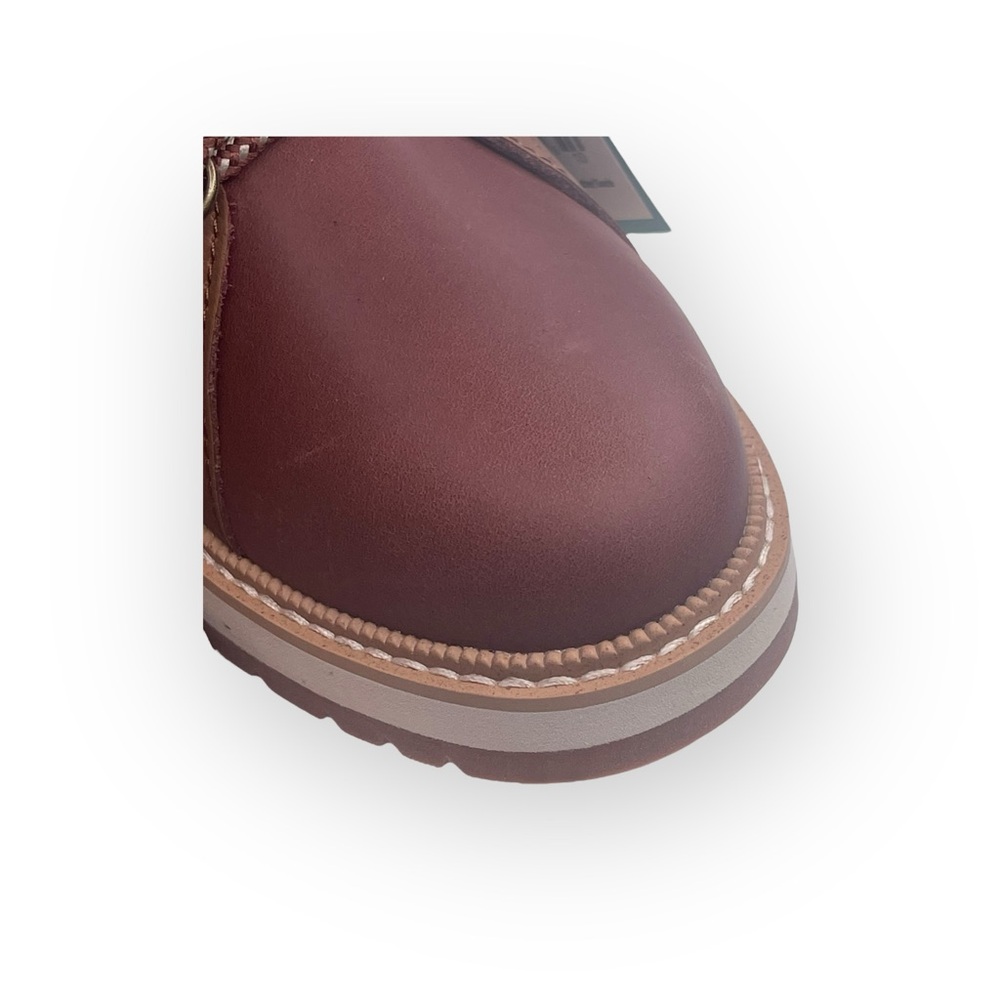 new Toms ☀︎︎ Mesa Waterproof Leather Bootie ☀︎︎ Hiking Boot ☀︎︎ Penny Brown ☀︎ - Picture 10 of 16